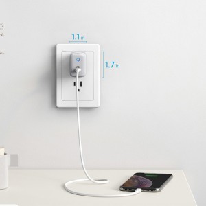 شارژر دیواری Type-C انکر PowerPort PD مدل B2019LD1 به همراه کابل Type-C به Lightning